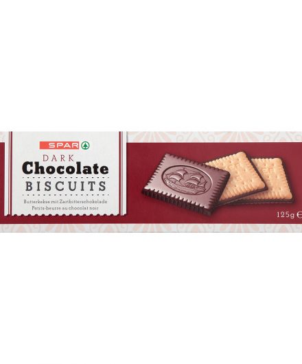 SPAR Chocolate Biscuits dark 125g