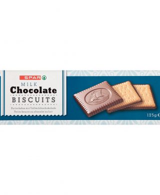 SPAR Chocolate Biscuits milk 125g