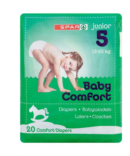 SPAR Diapers Junior 12-25 Kg Size 5, 20 pcs