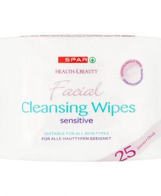 SPAR Facial Cleansing Wipes 25 pcs