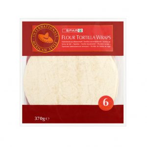 SPAR Flour Tortilla Wraps 370g