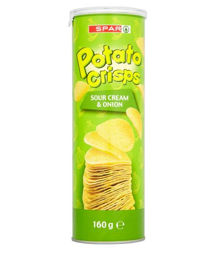 SPAR Potato Crisps Sour Cream Onion 170g