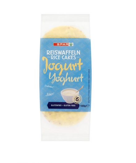 SPAR Rice Cakes Yoghurt 100g