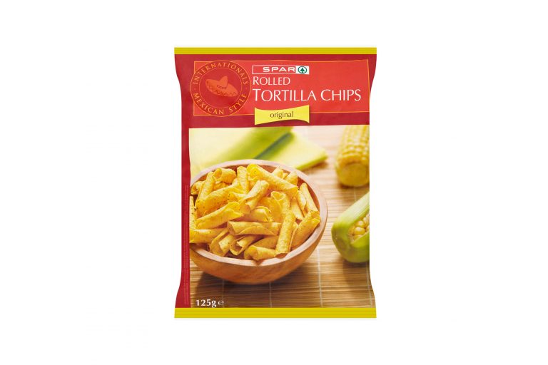 SPAR Rolled Tortilla Chips Natural 125g – Spar Kosova J.S.C.