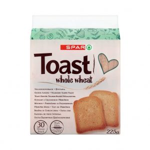 SPAR Toast Whole Wheat 225g