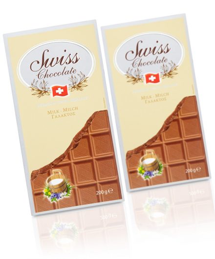 Swiss Milk Chocolate tablets 200 gr