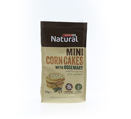 SPAR Natural Organic Mini Corn Cakes with Rosemary