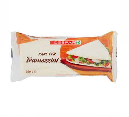 Pane per Tramezzini 250g – 16 pz per cartone