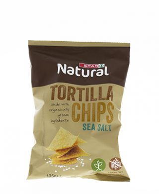 SPAR Natural Organic Tortilla Chips 125g