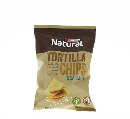 SPAR Natural Organic Tortilla Chips 125g