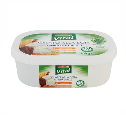 Gelato alla Soia Vaniglia e Amarena 500g