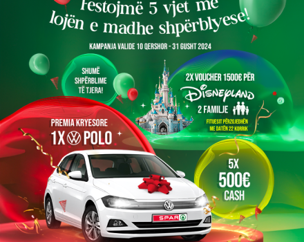 SPAR Kosova feston 5 vite!